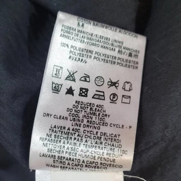 See by Chloe Black Zip Up Jacket - Size 10 - Picture 7 of 11